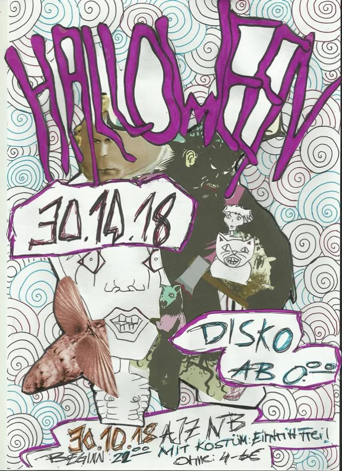 Flyer: HALLOWEEN + TURTLE RAGE + SCHLUND