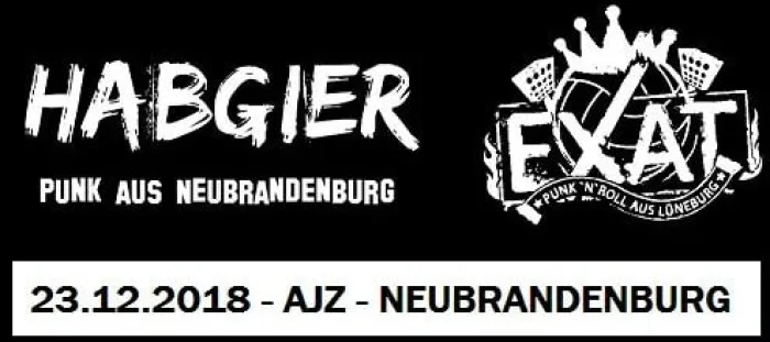 Flyer: HABGIER + EXAT