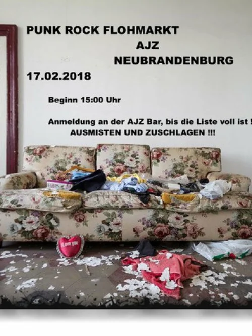 Flyer: PUNK ROCK FLOHMARKT