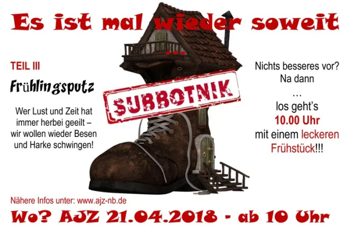 Flyer: SUBBOTNIK