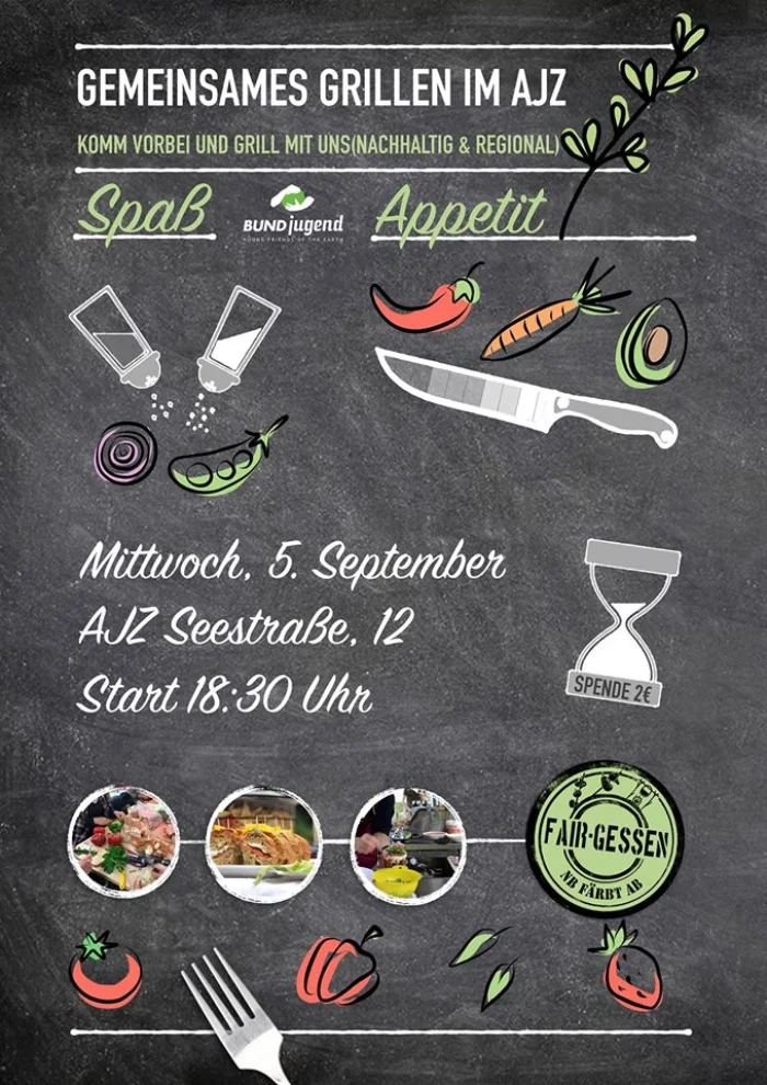 Flyer: GRILLEN MIT DER BUNDJUGEND