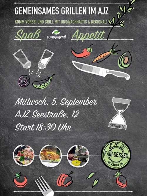 Flyer: GRILLEN MIT DER BUNDJUGEND