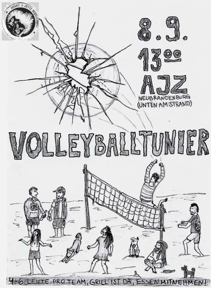 Flyer: VOLLEYBALLTURNIER