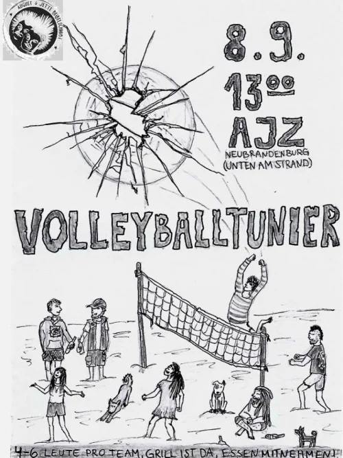 Flyer: VOLLEYBALLTURNIER