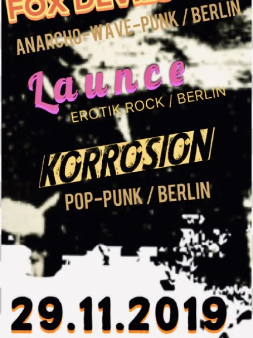 Flyer: LAUNCE + KORROSION