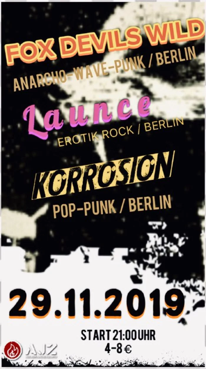 Flyer: LAUNCE + KORROSION
