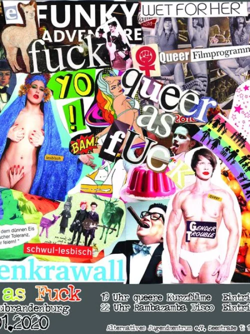 Flyer: QUEER AS FUCK