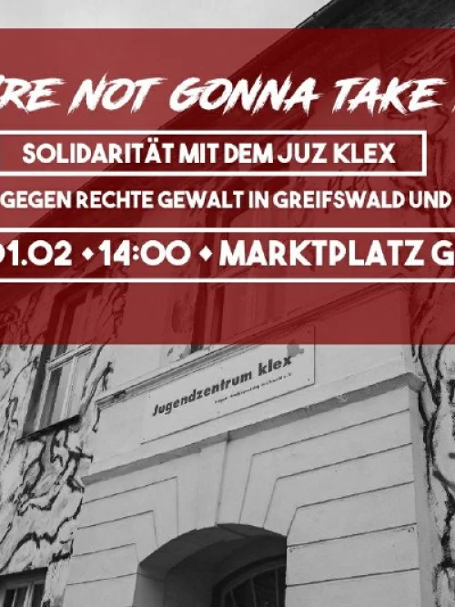 Flyer: Demo: WE´RE NOT GONNA TAKE IT!