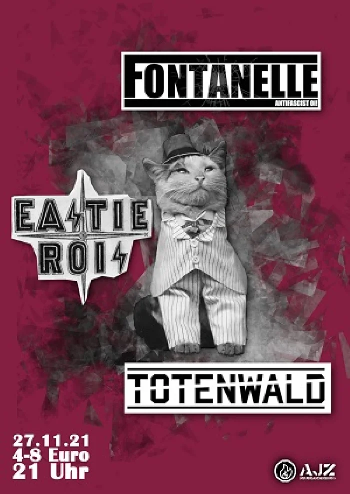 Flyer: TOTENWALD + EASTIE ROIS + FONTANELLE