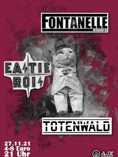 Flyer: TOTENWALD + EASTIE ROIS + FONTANELLE