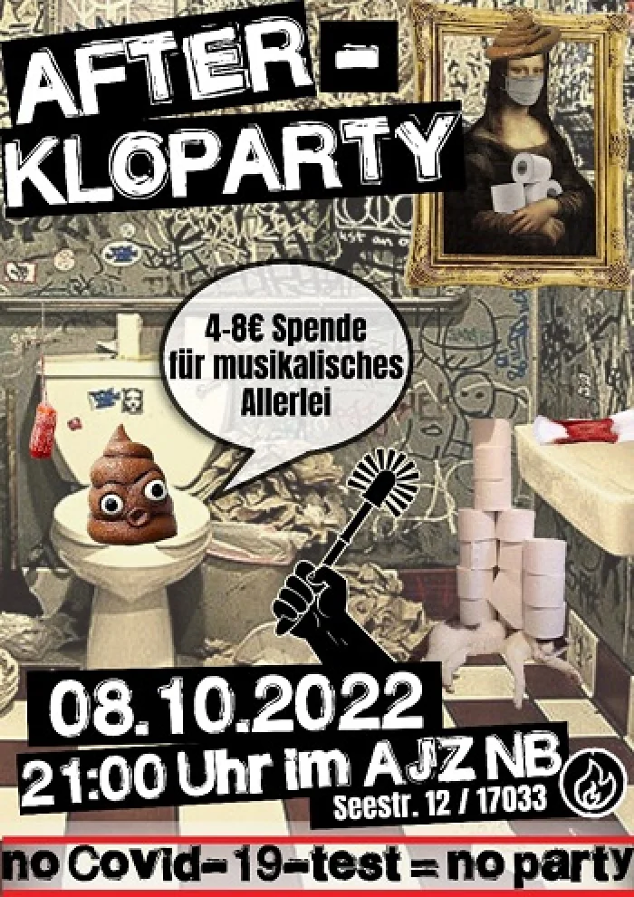 Flyer: AFTERKLOPARTY + EDNA ÜBEL
