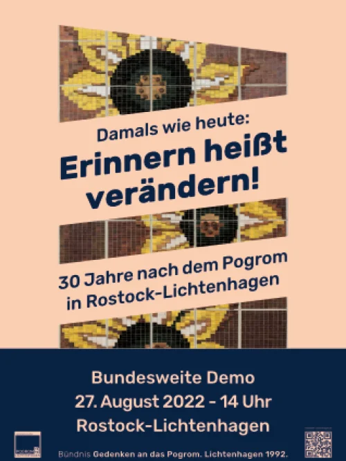 Flyer: MOBIVORTRAG: DEMO ERINNERN HEIßT VERÄNDERN!