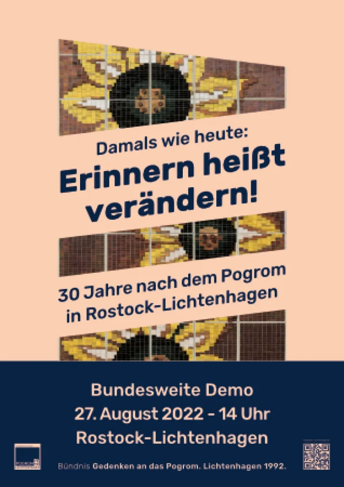 Flyer: MOBIVORTRAG: DEMO ERINNERN HEIßT VERÄNDERN!