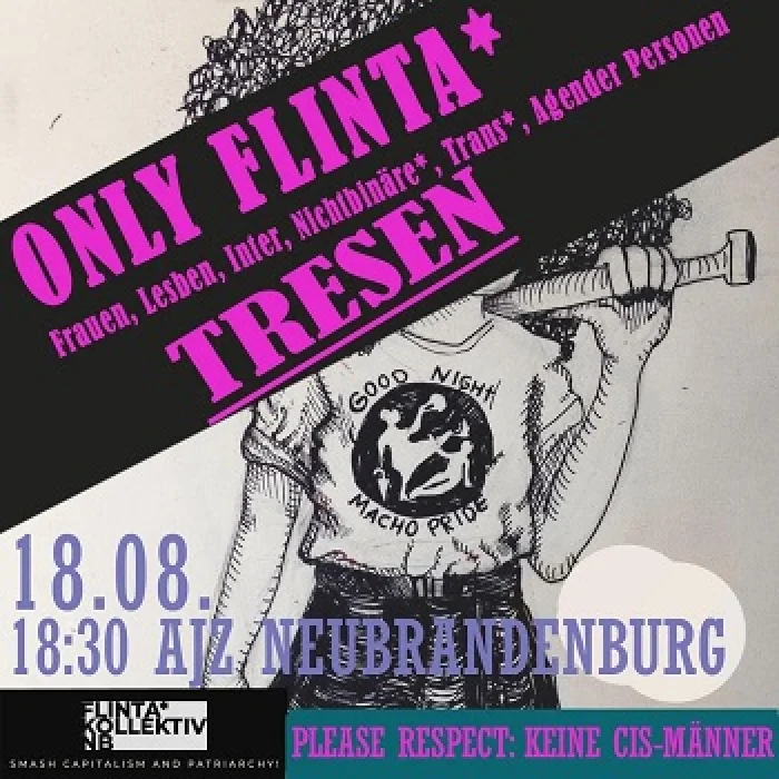 Flyer: ONLY FLINTA TRESEN