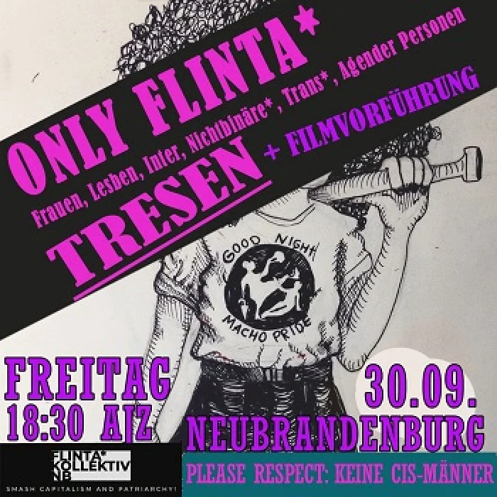 Flyer: ONLY FLINTA TRESEN