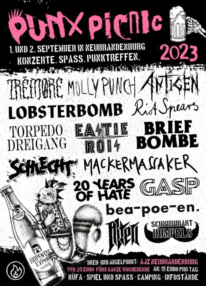 Flyer: PUNX PICNIC