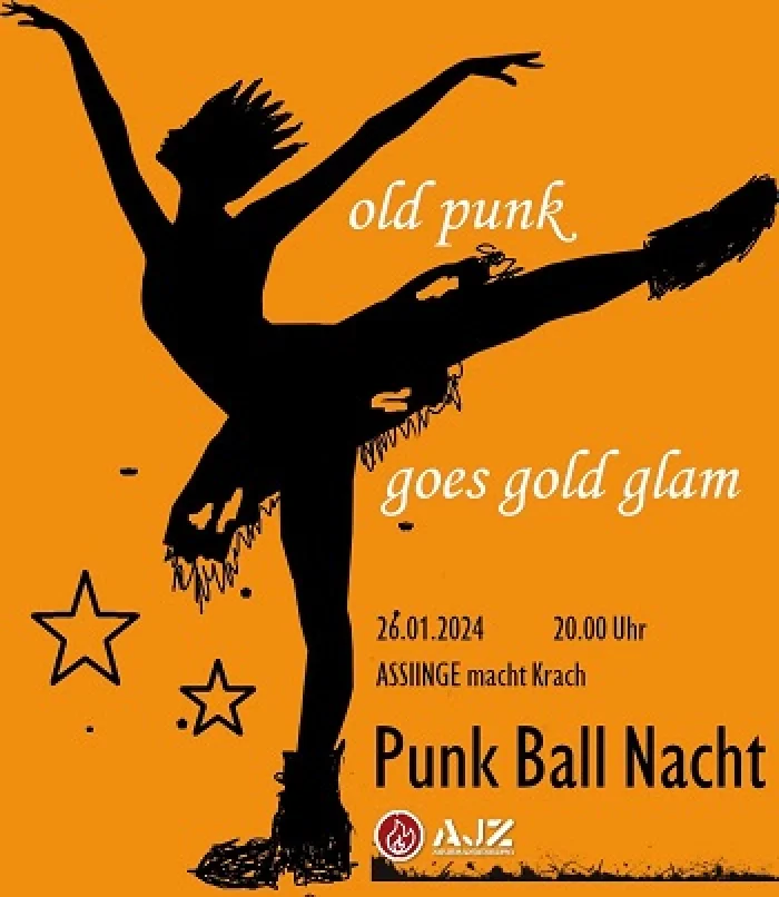 Flyer: PUNK BALL NACHT - OLD PUNK GOES GOLD GLAM