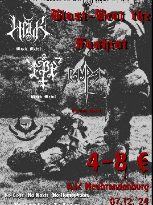 Flyer: WELK + FROST, PISSE & ELEND + CAMPA