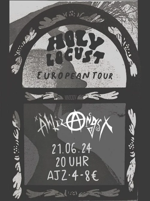 Flyer: HOLY LOCUST + ÄHLIZ ANGST