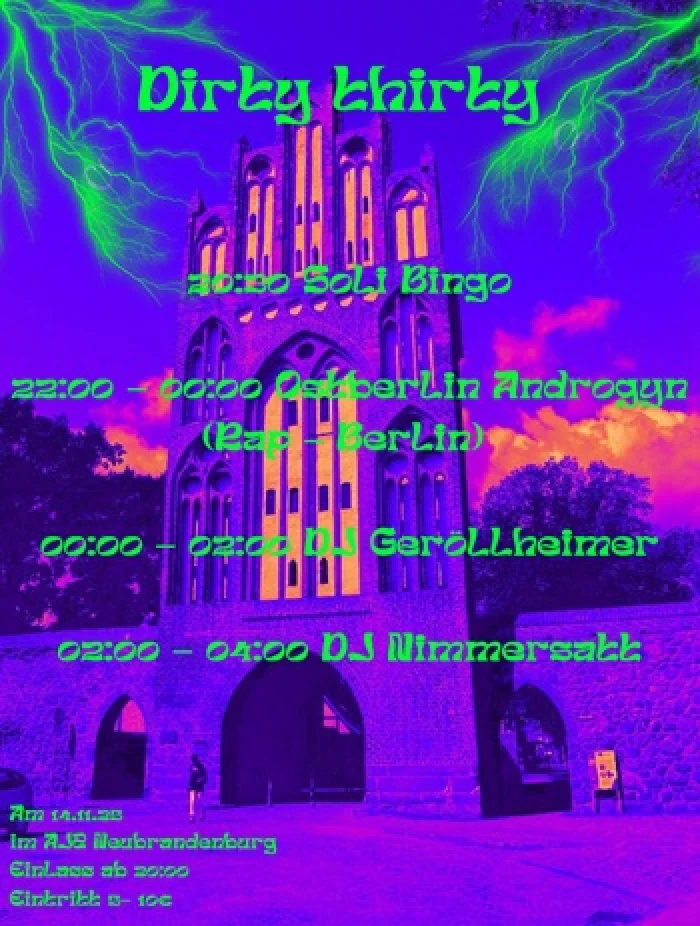 Flyer: DIRTY THIRTY