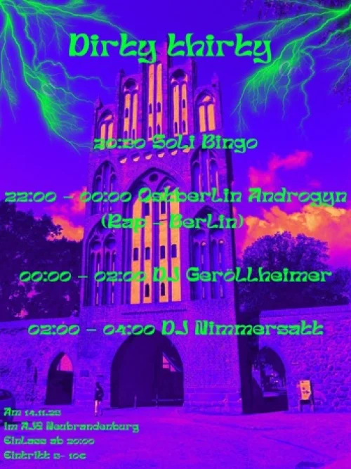 Flyer: DIRTY THIRTY