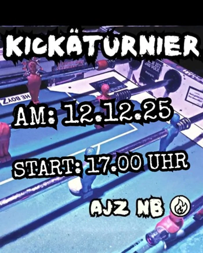 Flyer: KICKERTURNIER