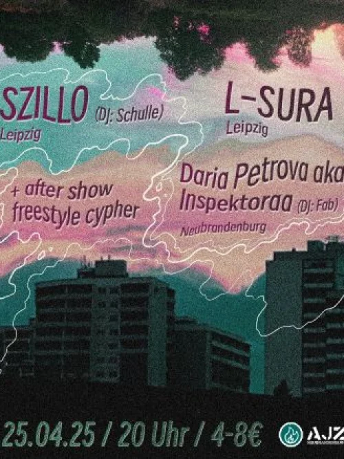 Flyer: SZILLO + INSPEKTORAA + L-SURA