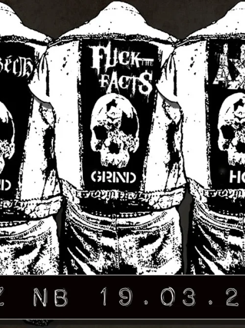 Flyer: FUCK THE FACTS + WOJCZECH + AXT